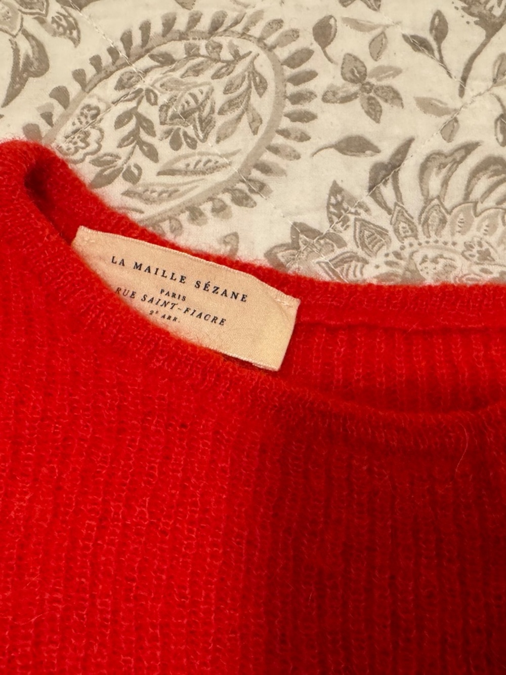 Sézane Gaspard Cardigan - Red - Size - M - Picture 4 of 8